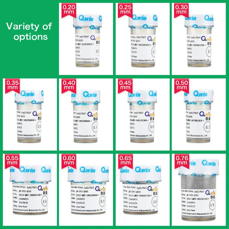 Шарики для припоя BGA со свинцом 0 2–0 76 мм сварочного аппарата Sn63/Pb37 Пайка