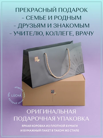 Чай в пакетиках в подарочной упаковке / набор чая в пирамидках китайский пуэр улун черный