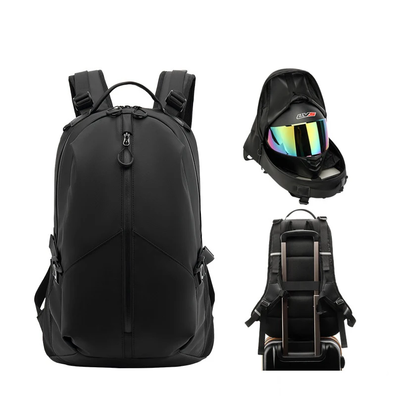 

Large Capacity Motorcycle Helmet Bag Waterproof Durable and Reflective Motorbike Knight Backpack for Safe and Secure Travel