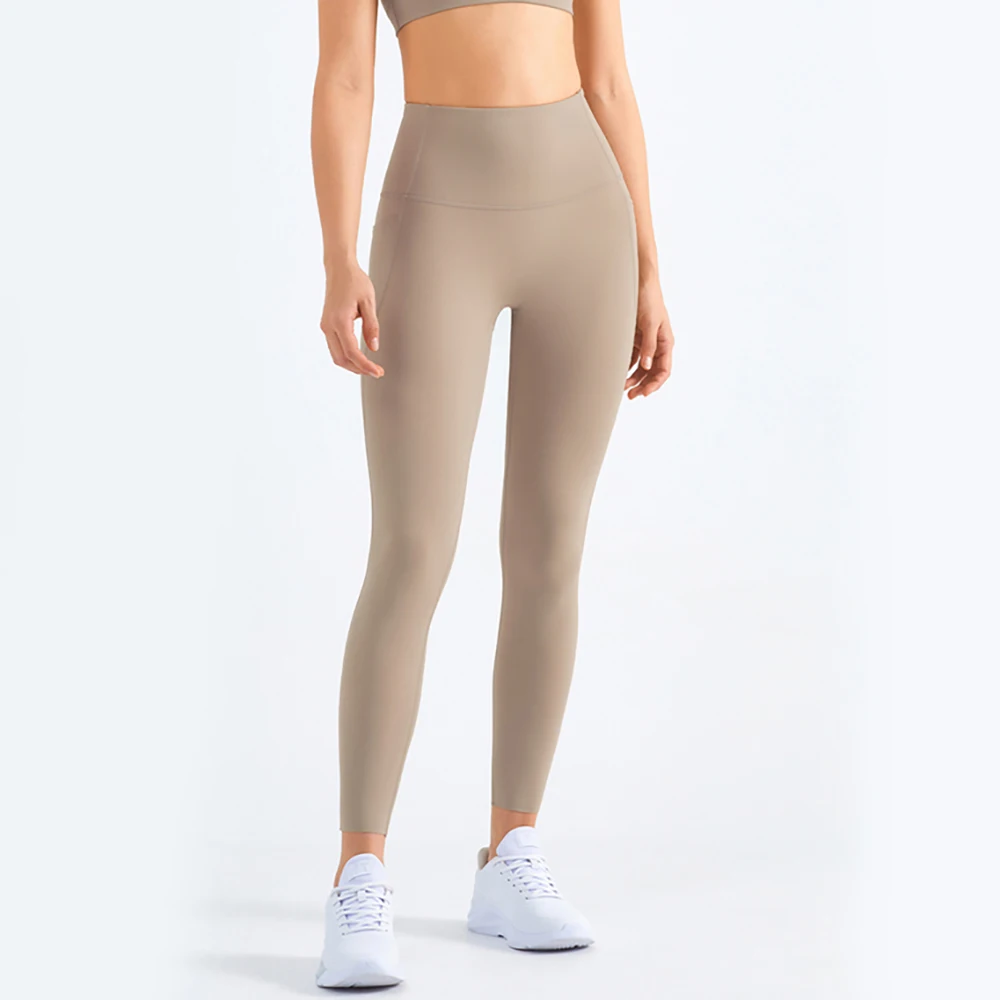 Vnazvnasi Yoga Pants With Pocket High Waist Butt Lift Leggings Elastic Training Workout Sport Leggings Traceless Yoga Leggings