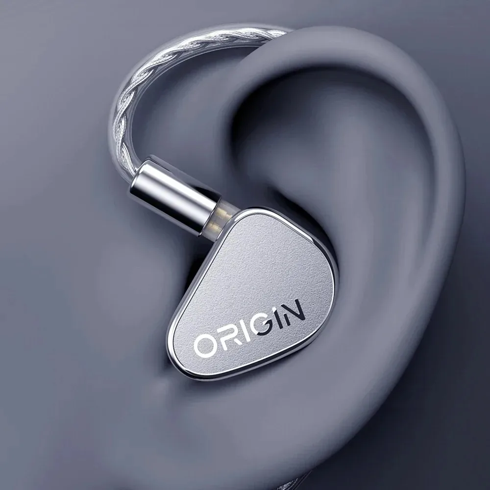 TANCHJIM Origin DMT5 Динамический драйвер-вкладыши Hi-Fi Проводные наушники с диафрагмой IEMs