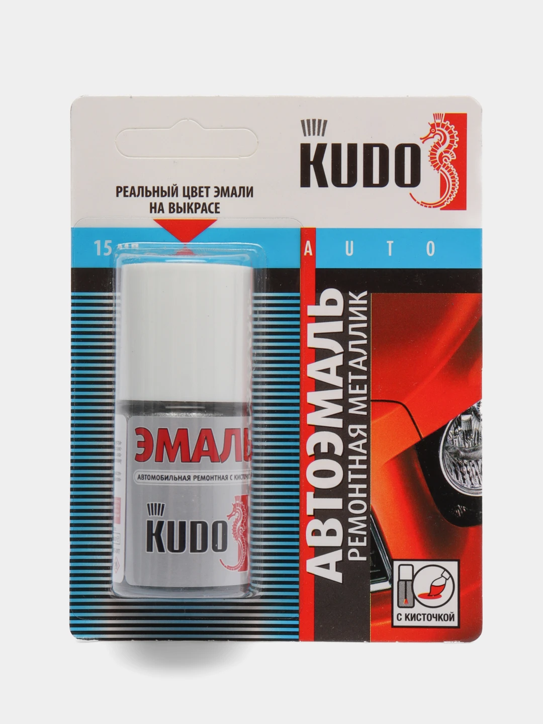 эмаль ремонтная с кисточкой kudo