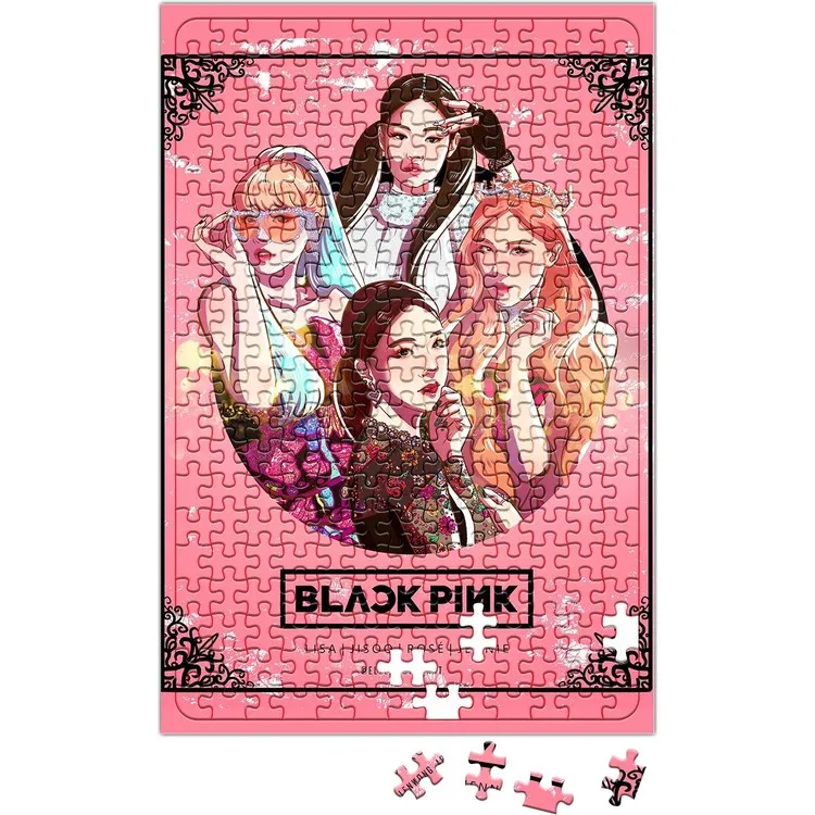 Baskı Dükkanı Blackpink Jisoo Jennie Rosé Lisa Puzzle Головоломка из 240 частей