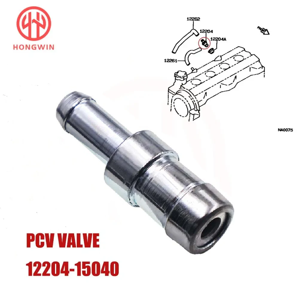 

Новый автомобильный клапан PCV Sub-Assy, вентиль и втулка OEM 12204-15040 90480-18001 для Toyota Corolla Baby Camry Sprinter Trueno 1,6 AE91