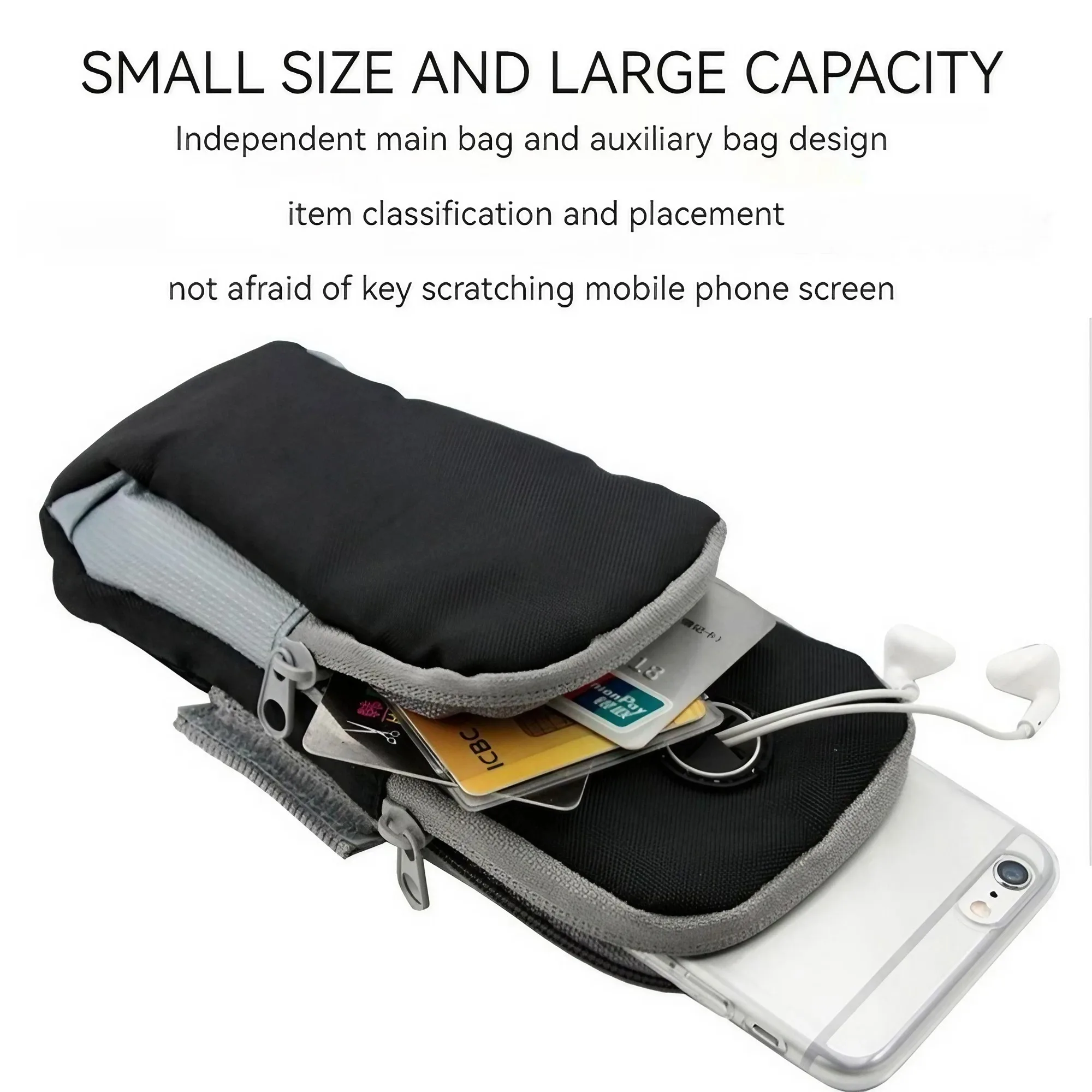 Универсальная Водонепроницаемая Повязка Для Телефона Stonego С Двумя Слотами Карт И