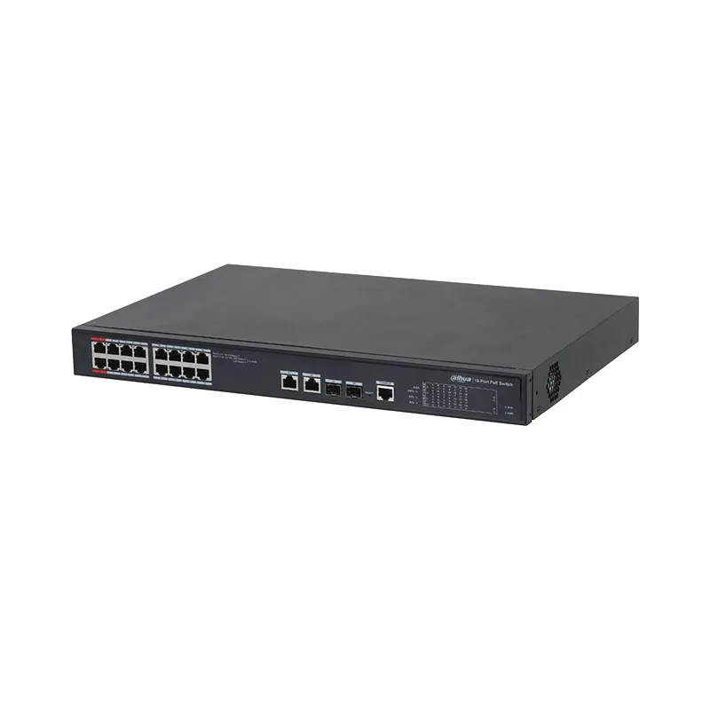 

Dahua 16-port 100 Mbps + 2-port Gigabit Managed PoE Switch PFS4218-16ET-240