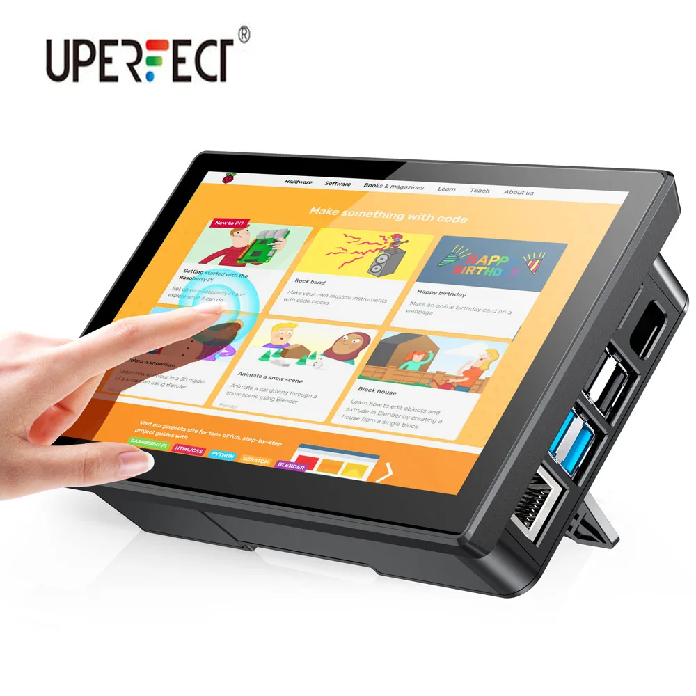 

Монитор сенсорный UPERFECT UPi06 Rasberry Pi, 1360*600, 7 дюймов, USB C, HDMI