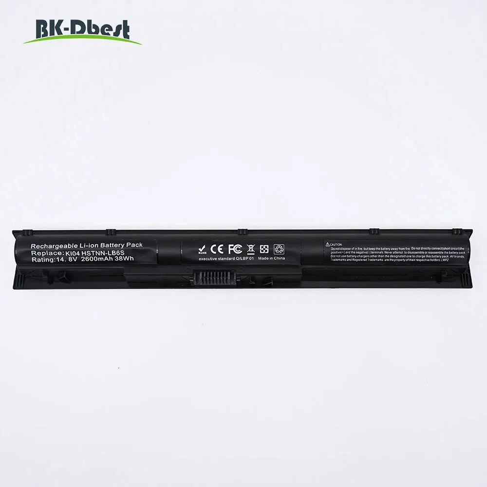 BK-Dbest KI04 Аккумулятор для ноутбука 800049-001 фотосессия HP Pavilion N2L84AA HSTNN-DB6T 14-ab007la 15-an005TX -