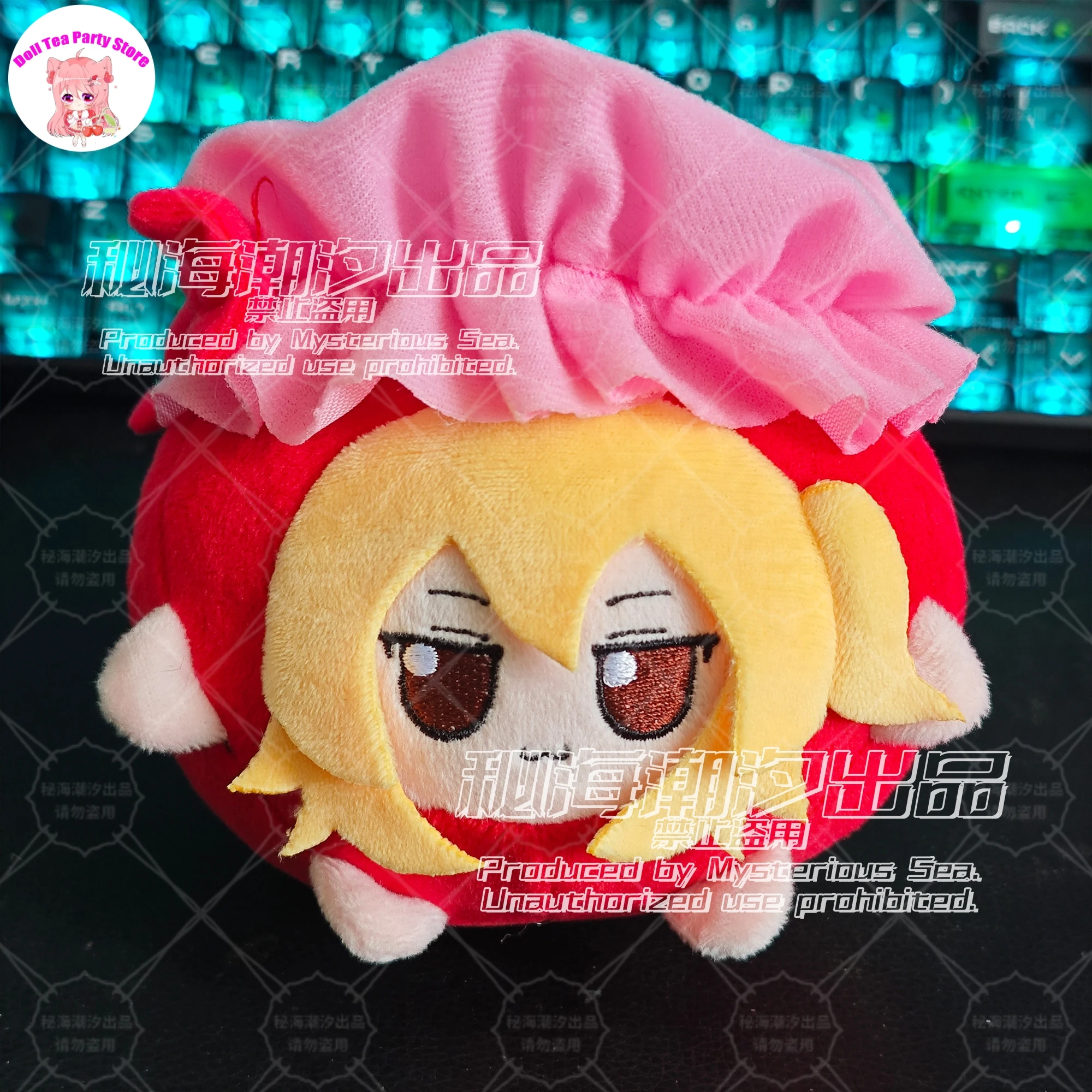 Фото Аниме Touhou Project Флэндр Скарлет Хакурей Рейму Цирно Кирисаме Мариса Ремилия Скарлет Милые игрушки-куклы-подвески Fumo Apple 12 см №3