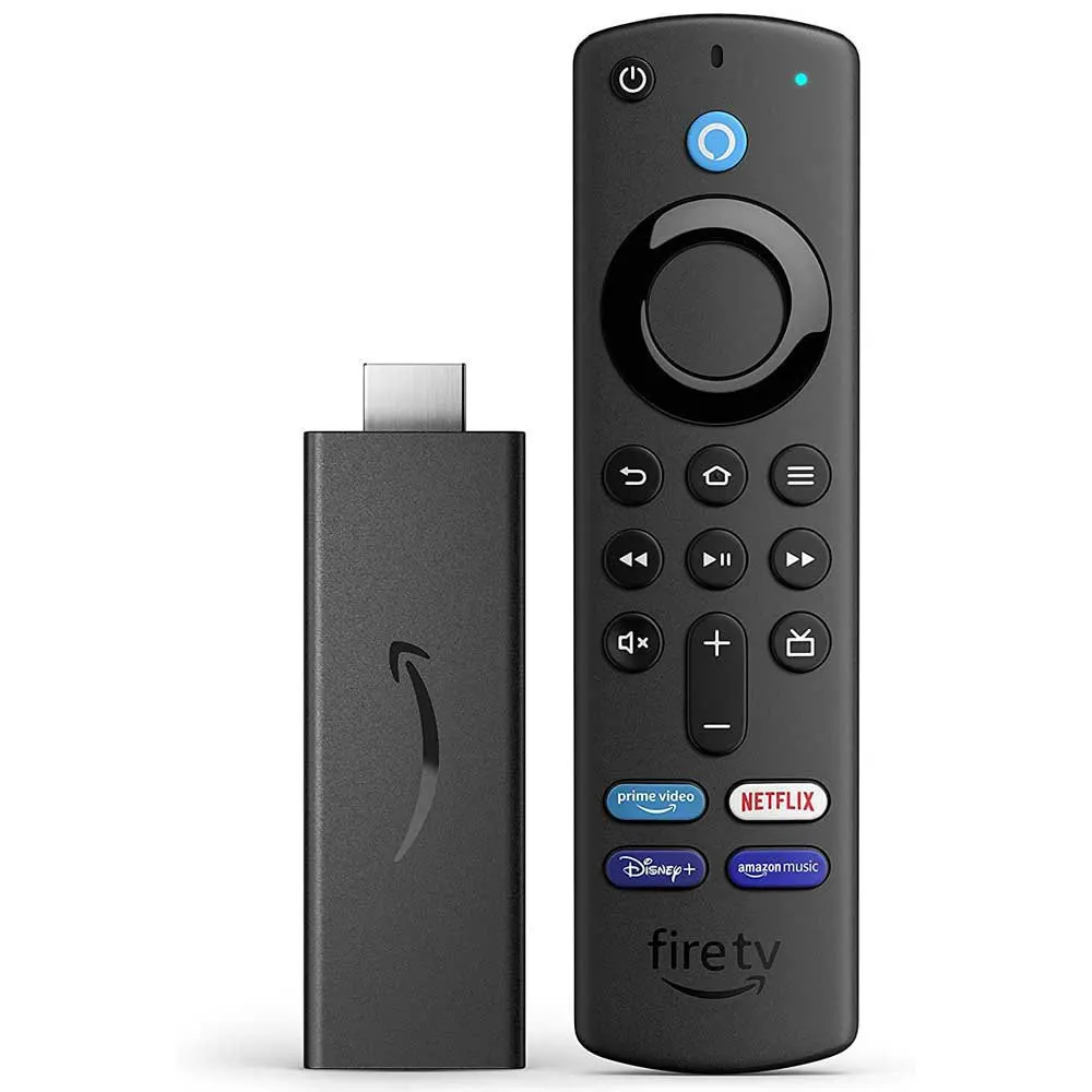 

Новый 2022 Fire TV Stick 4K Ultra HD потоковый медиаплеер + пульт дистанционного управления Alexa