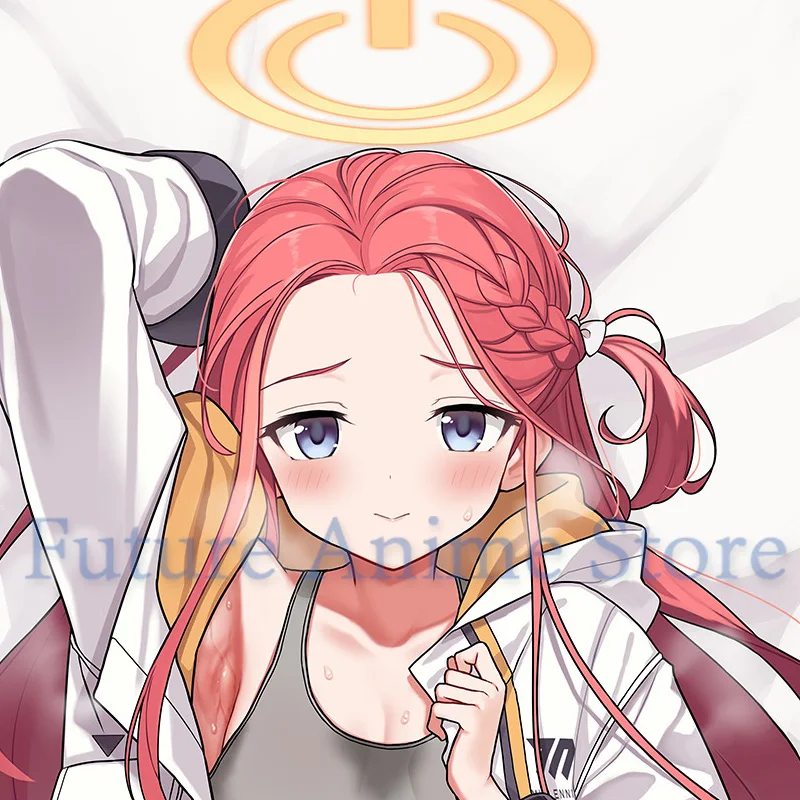 Двусторонняя наволочка Dakimakura Hanaoka Yuzu в стиле аниме с голубым архивом