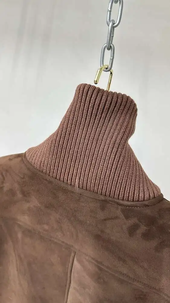 Модный Топ В Стиле GUCCI Новая Мужская Шерстяная КуртКа Из Кашемира Цвета Майяр
