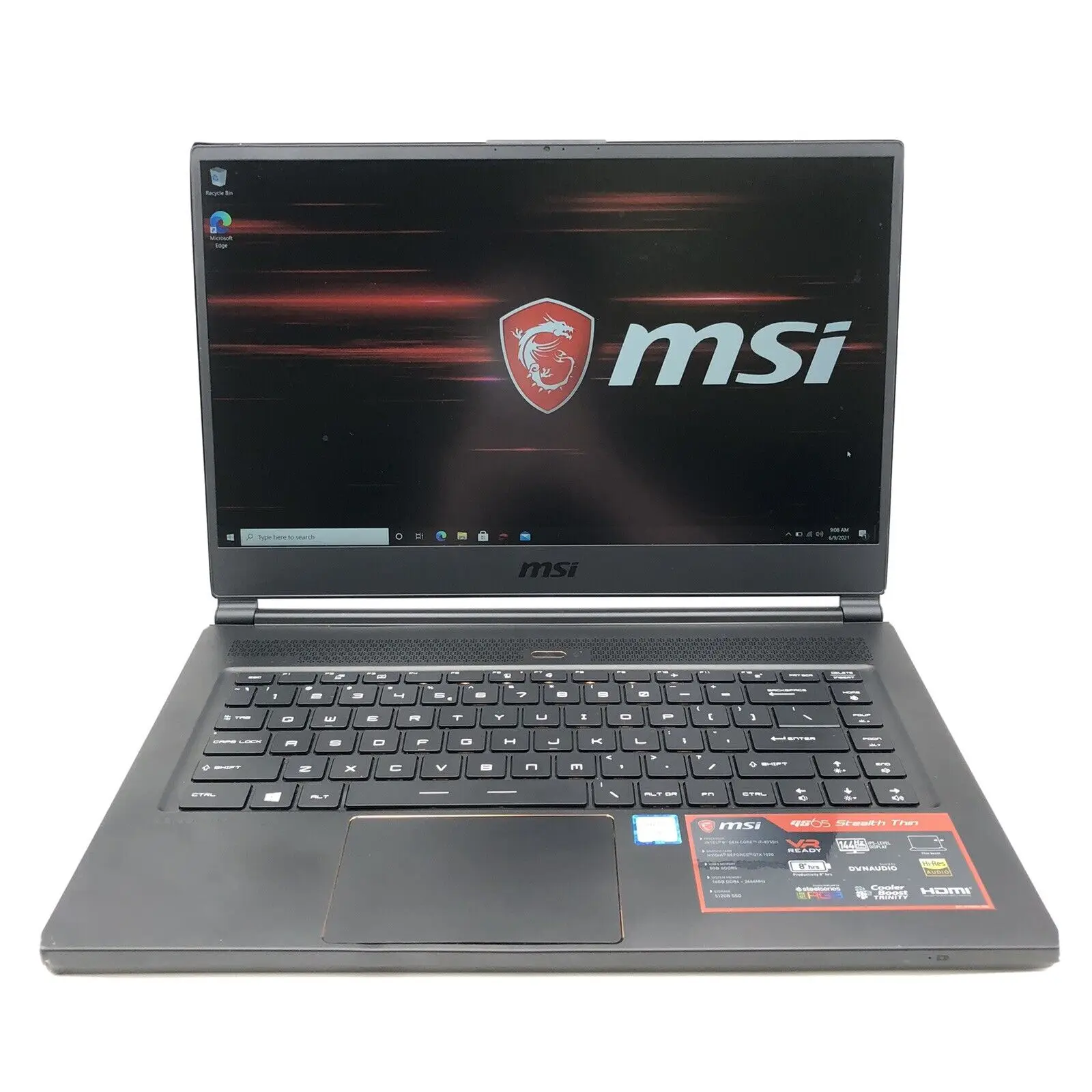 

HOT SALES MSI GS75 Stealth 17.3 Razor Thin Bezel Gaming Laptop RTX 2080 8G Max-Q, 144Hz 3ms, i7-8750H 32GB, 512GB