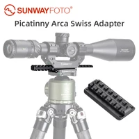 sunwayfoto spa 180 arca picatinnyguide rail conversion quick mount plate tripod head professional aluminum release plate