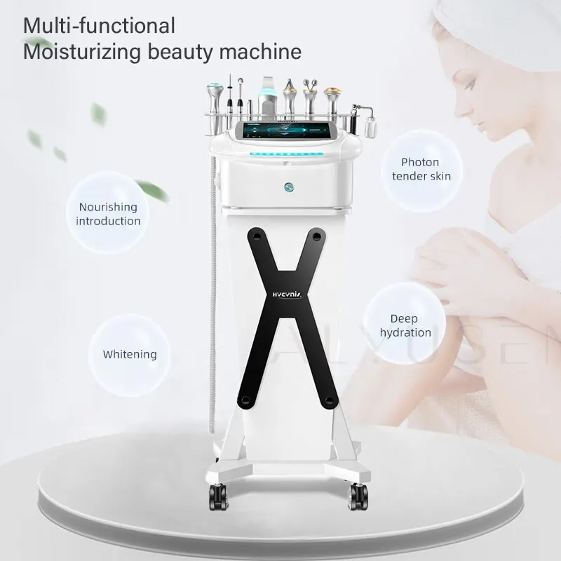 

2022 10 In 1 Water Jet Peel Facial Oxygen Aqua Peel Hydro Beauty Machine For Salon Exfoliation Stains Hydro Synthetic Skin Care