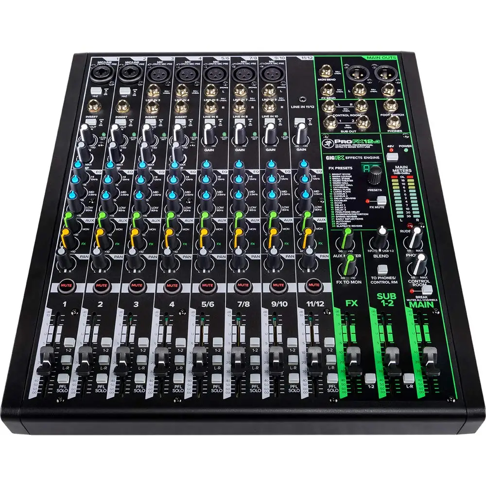 

Новый оригинальный 12-канальный миксер Mackie ProFX12v3 с USB и эффектами