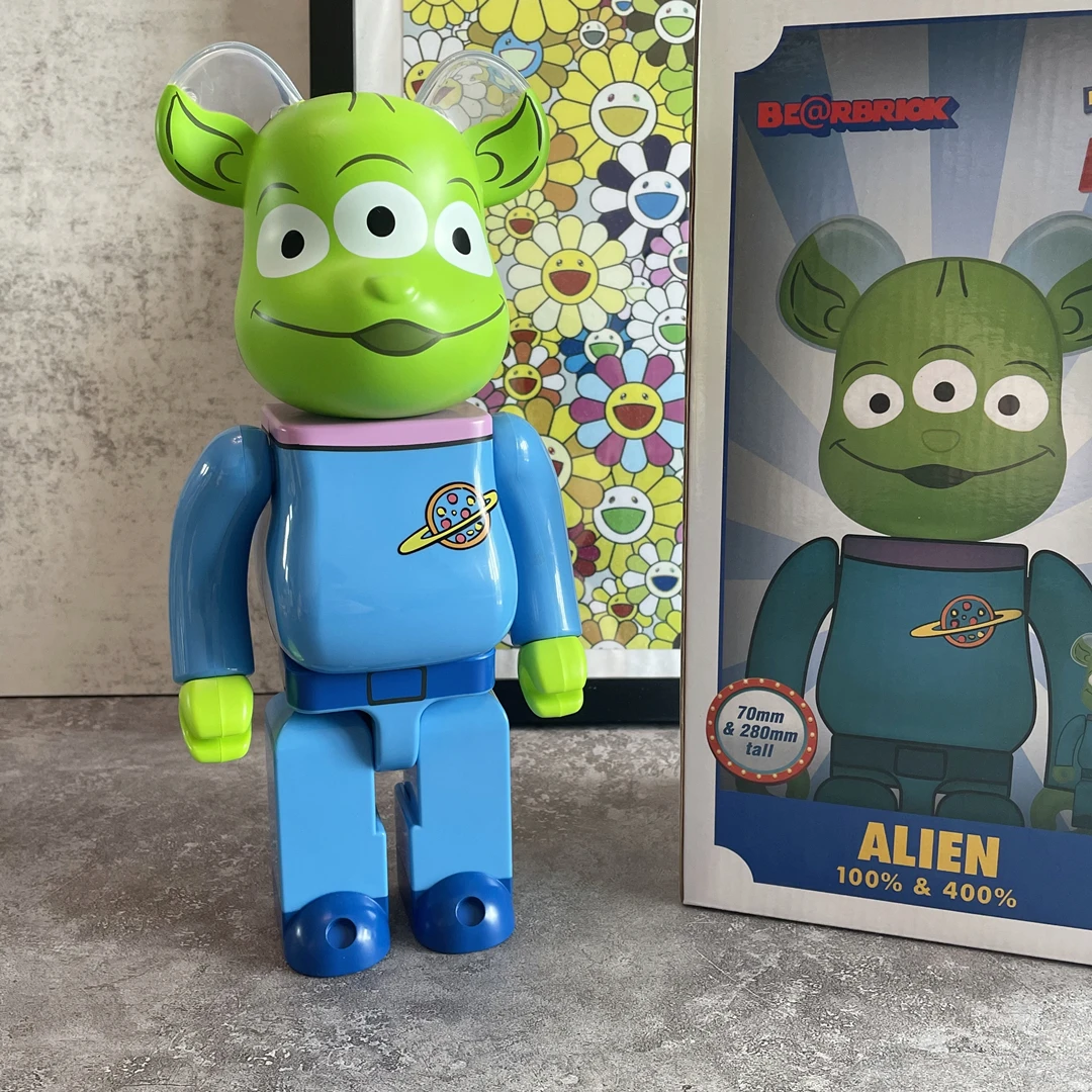 

Трехглазный Монстр Bearbrick, модель 400%, 28 см, ткань ABS с зубчатыми соединениями