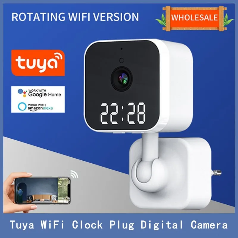 

Камера видеонаблюдения Tuya с Wi-Fi, умная Беспроводная Экшн-камера с подключением к часам, HD