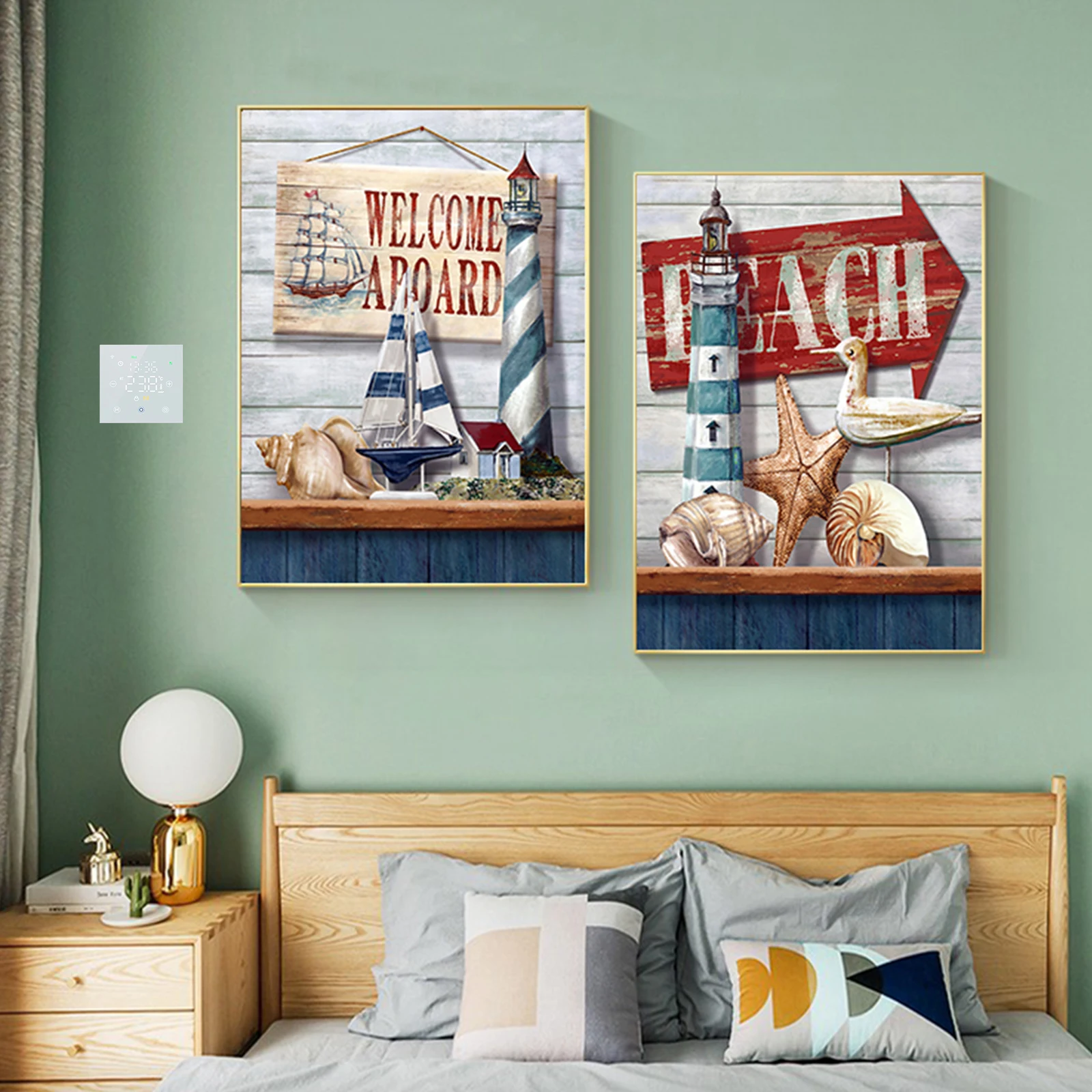 Умный Wi-Fi термостат Qiumi контроллер температуры воды/пола для отопления