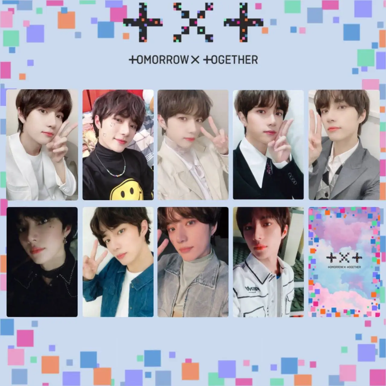 8 шт./комплект закладка для карточек TXT Minisode для коллекционирования.