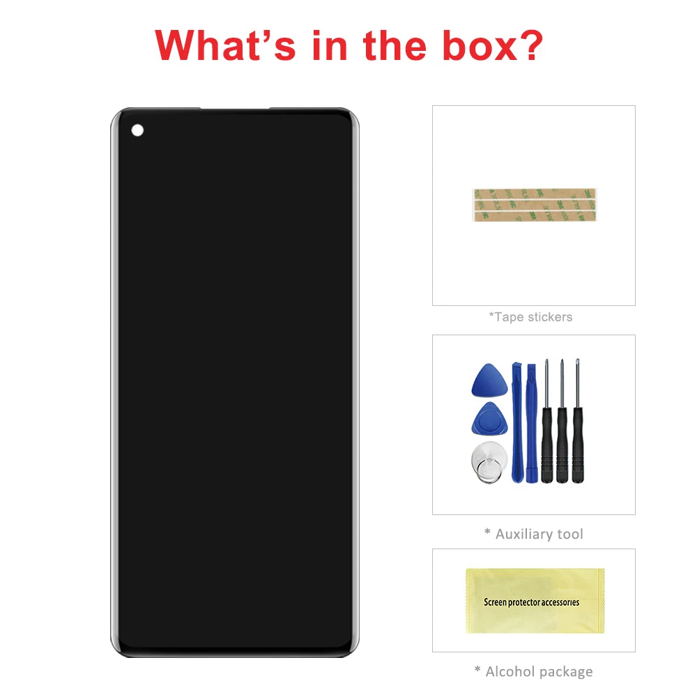 6 55 ''для OnePlus 8 протестированный 1 + IN2013 IN2017 IN2010 IN2019 ЖК-дисплей сменный