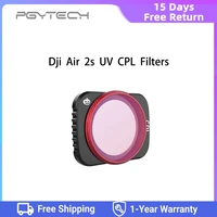 pgytech mavic air 2 single drone lens uv cpl nd nd pl 8 16 32 64 camera filters original drone accessories