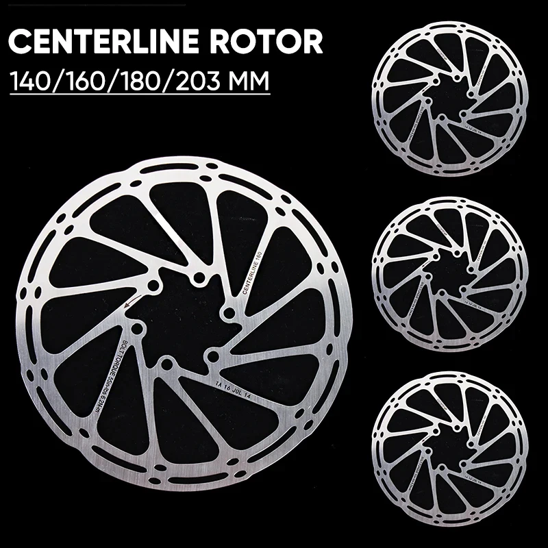 

Bike Rotor 140mm 160mm 180mm 203mm MTB Road Bicycle Brake Disc Rotor Centerline Mountain Bike Hydraulic Brake Rotors Discs