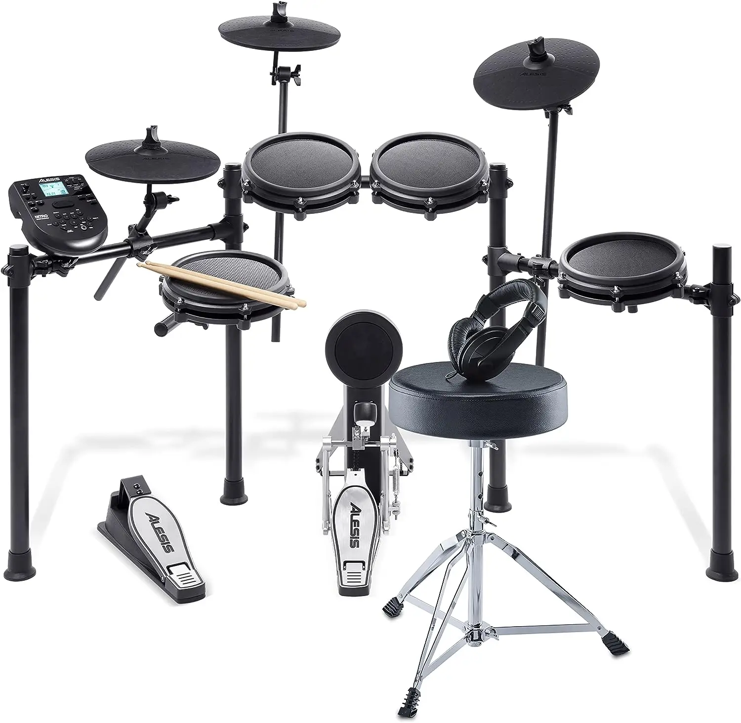 

100% OFFICIAL Alesis Nitro Mesh Expanded Electronic Drum Kit