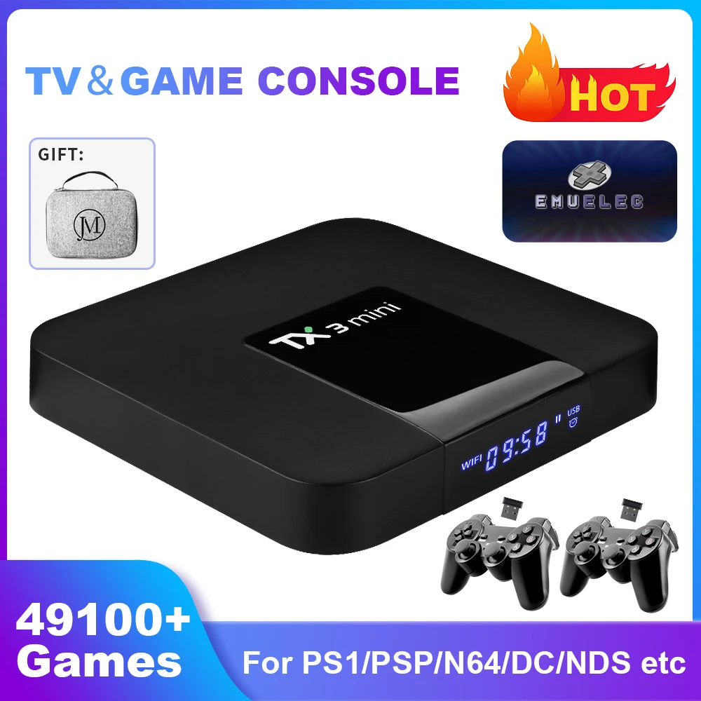 4K HD Mini Classic Retro Video Game Consoles 75 Emulators with 49100+Games For PSP/PS1/Sega/N64/DC/NDS Game Box Portable Console