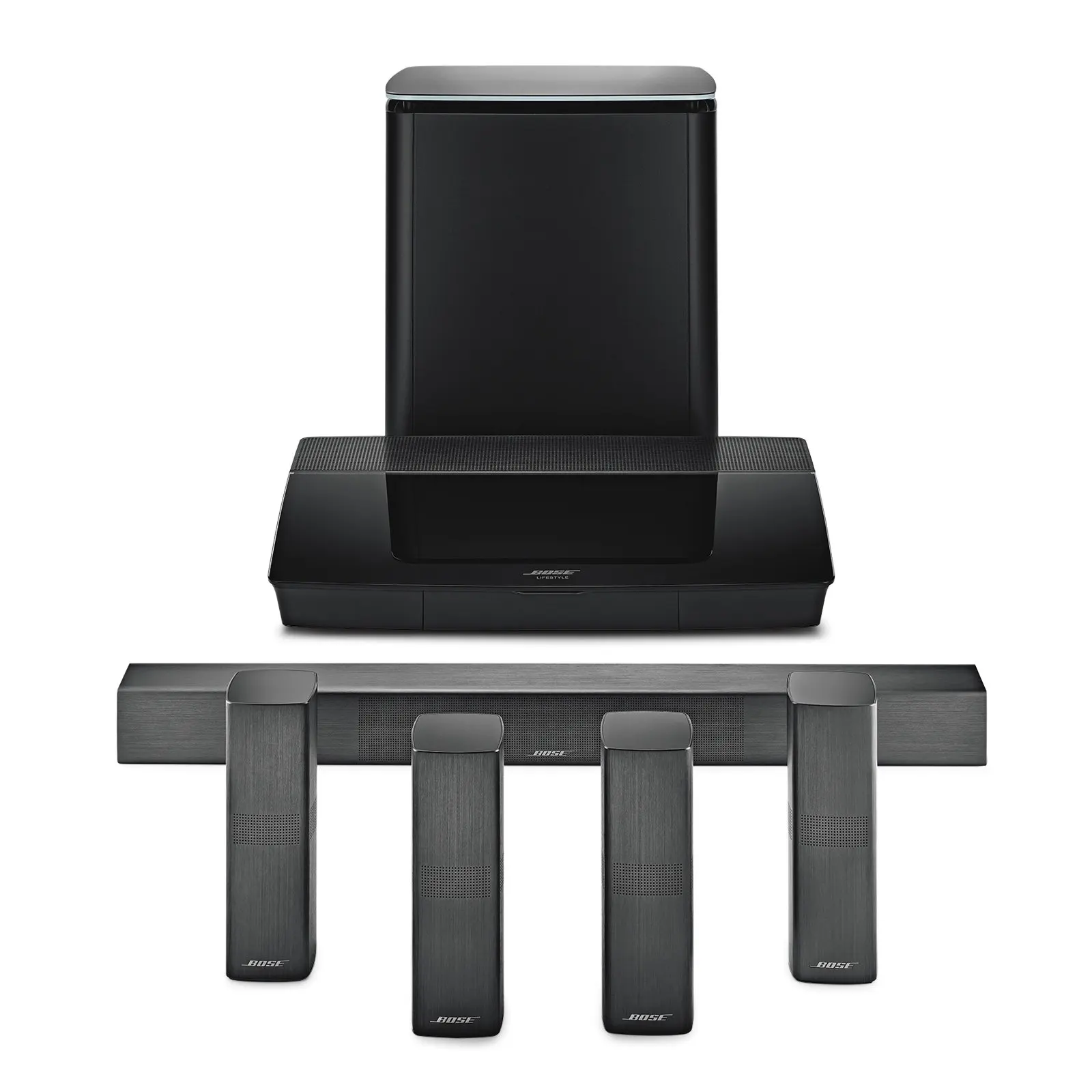 

100% Best Quality Buy 2 Get 1 Free Boses Lifestyle 650 Home Entertainment System, Compatible with Alexa - Black