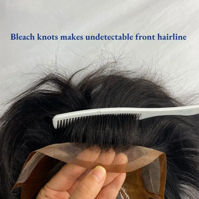 Promotion Male Hair Prosthesis Lace Front & Mono Top Durable Toupee Men Wig 100% Human Hair Exhuast Systems Unit Male Wig