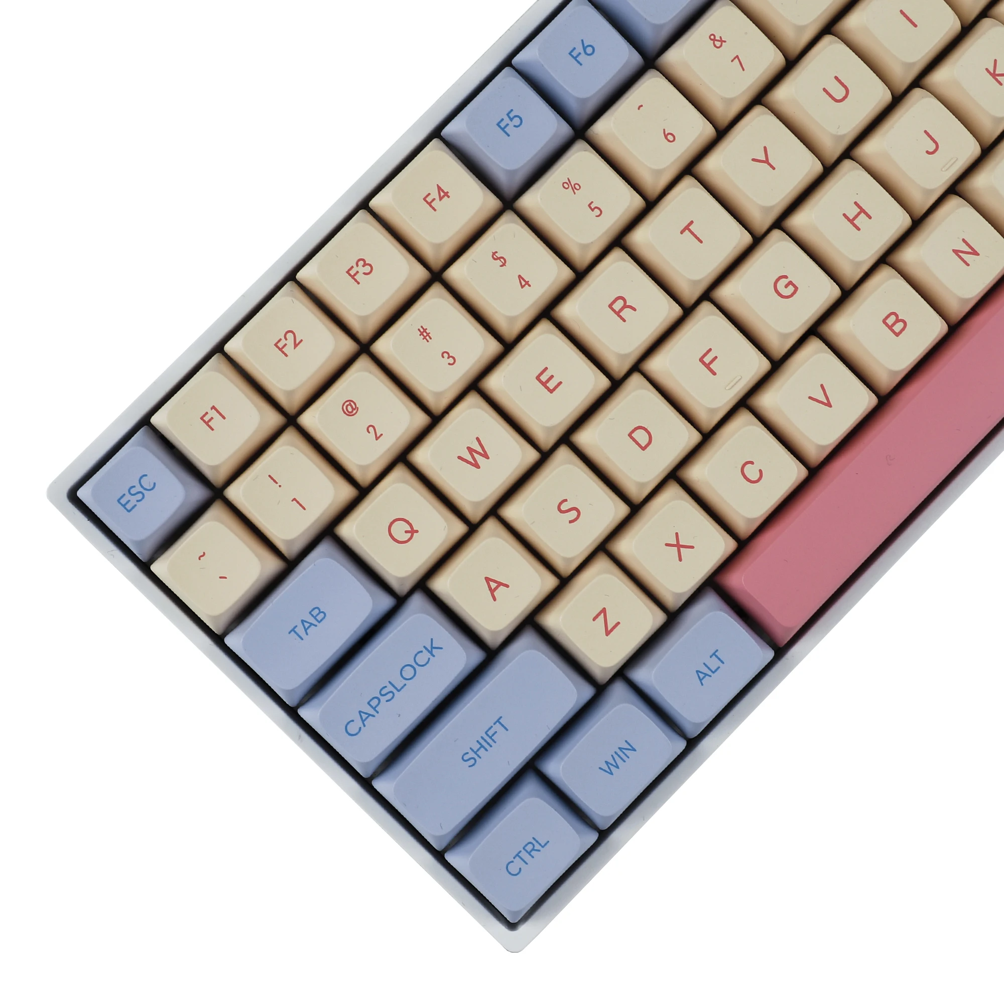 

132 клавишный краситель Sub Marshmallow ZDA PBT, колпачок для ключей, похожий на XDA для детской 104 87 61 Melody 96 KBD75 ID80 GK64 68