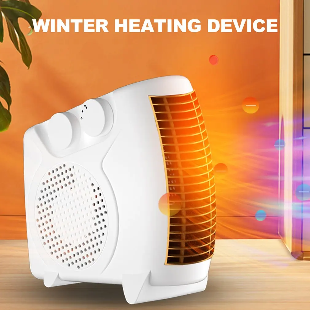 

Fan Heater 600W Heat Wave Electric Ceramic Bathroom Heating Device Energy Saving Quiet Bathroom Heaters