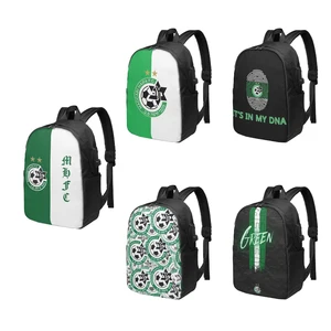 Israel Maccabi Haifa Green Apes Travel Laptop Backpack Bookbag with USB Port, College School Compute