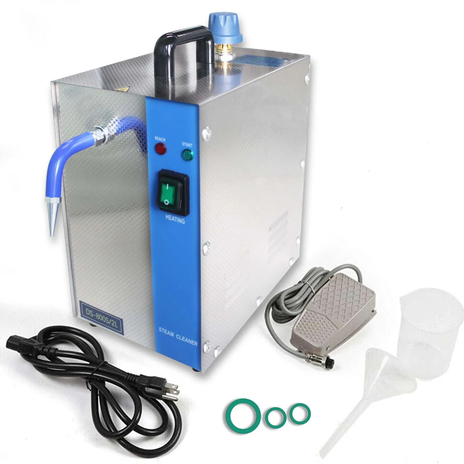 1300W 2L Jewelry Steam Cleaner - Stainless Steel Jewelry Cleaner Machine Gold and Silver Gem Cleaner Washer Equipment