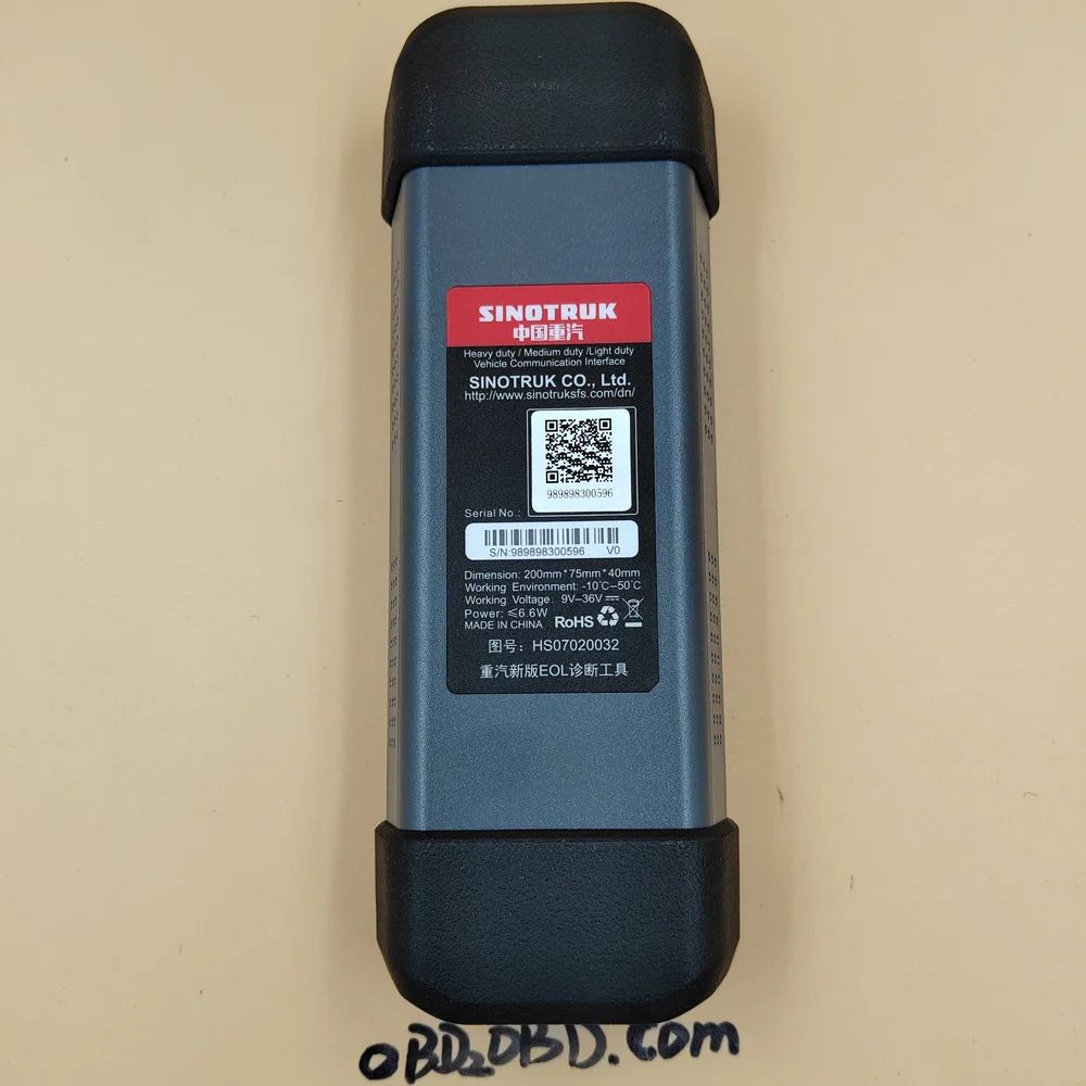 Дизельный диагностический инструмент Sinotruck EOL OBD для сверхмощного сканера HOWO