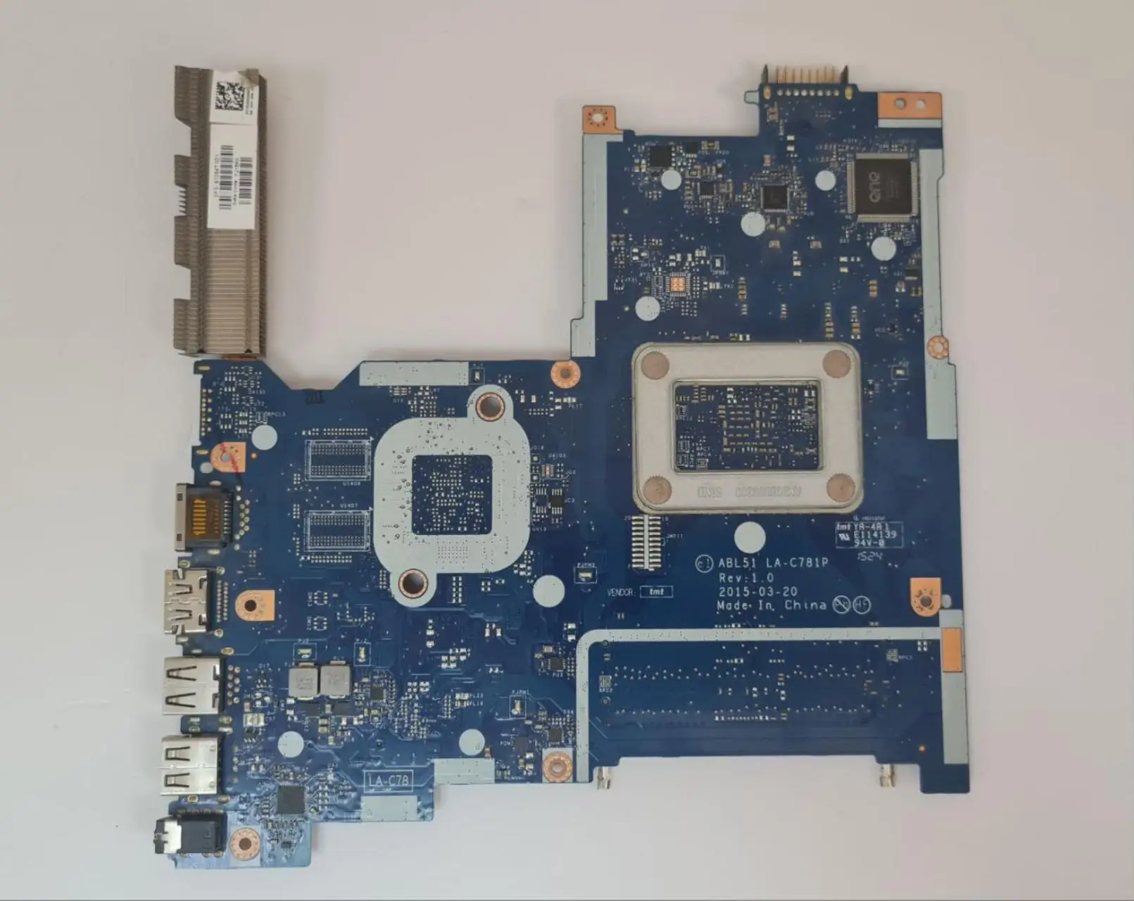 Рисунок 2 - Материнская плата HP 15-AF LA-C781P rev:1