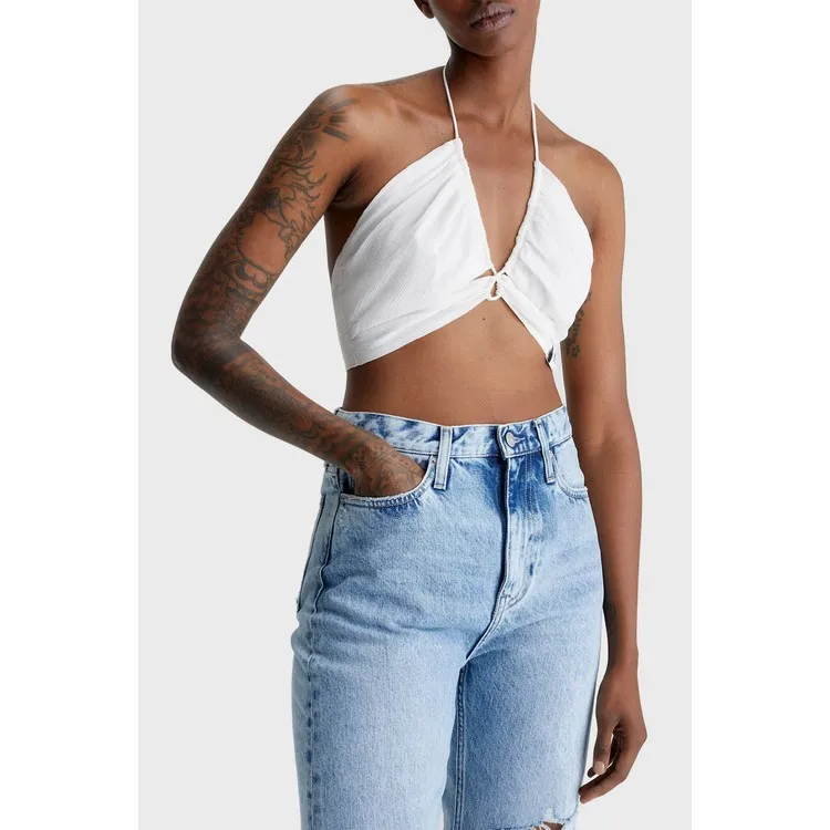 Calvin Klein Гофрированный топ