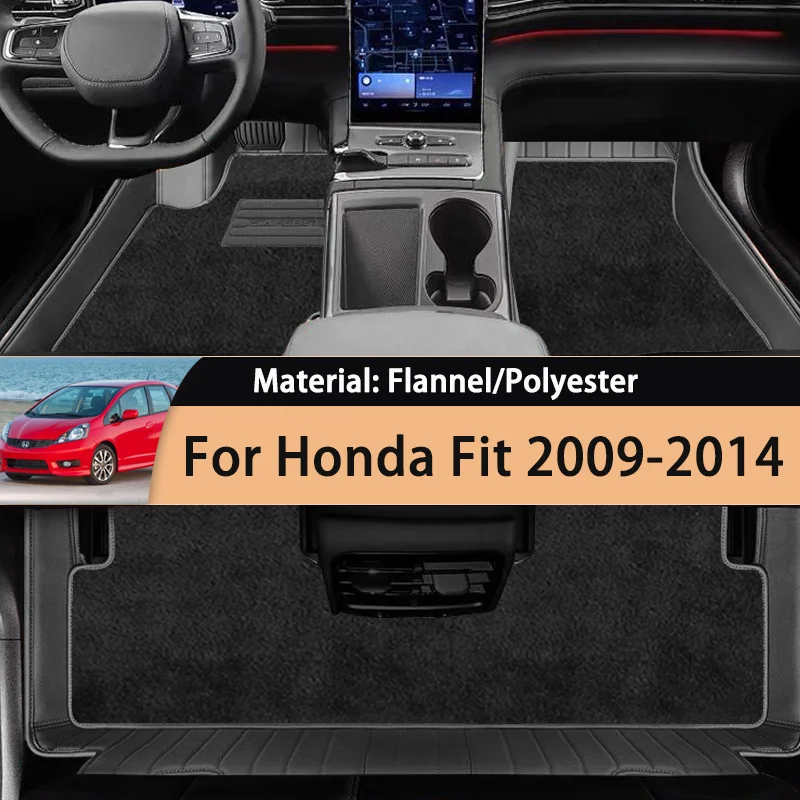 

Автомобильные коврики для Honda Fit Jazz GE 2009 ~ 2014 2010 2011 2012 2013, коврики, подкладки для ног, противоскользящие накидки, защитные накладки, аксессуары