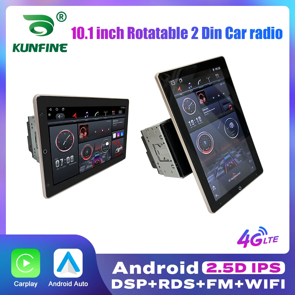 

10.1 Inch Rotatable Vertical Screen Car Radio 2 Din Android Multimedia DVD Player GPS Navigation Autoradio Carplay Android Auto