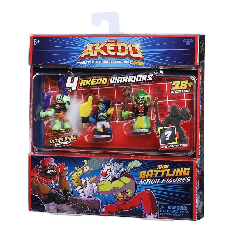 Фото Пятый коллекционный игровой набор Акедо 4 фигурки, Akedo №3