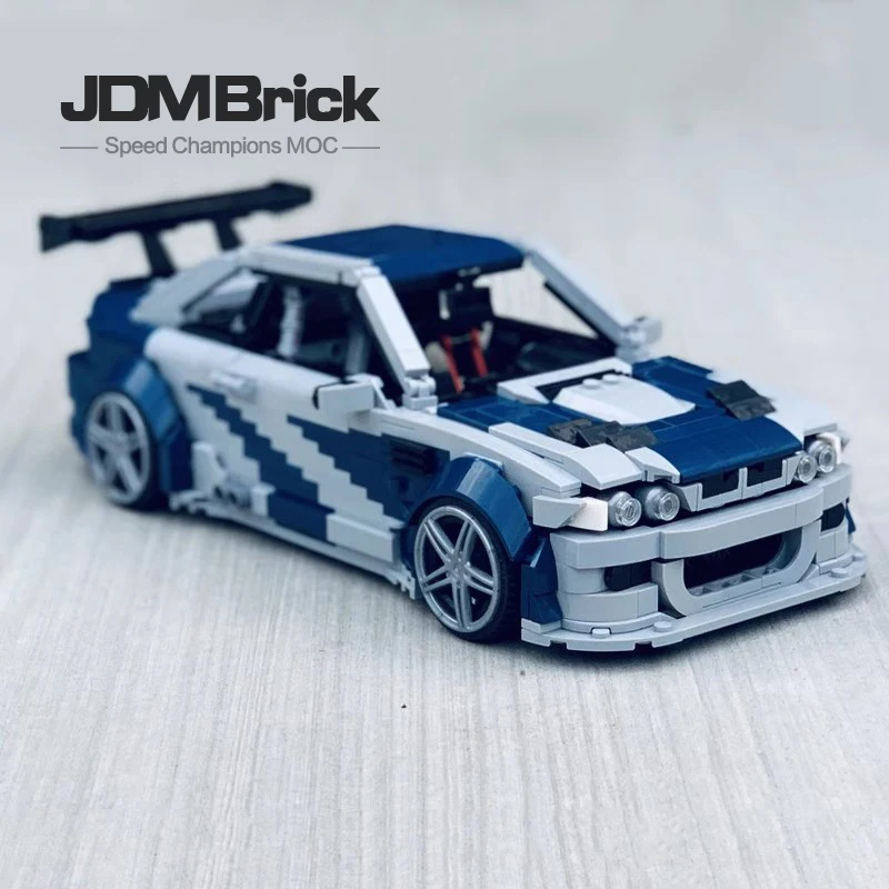 

Technical Car MOC-59003 E46 M3 GTR Need for Speed MOST WANTED Edition Creative Expert Building Blocks Toy For Children building