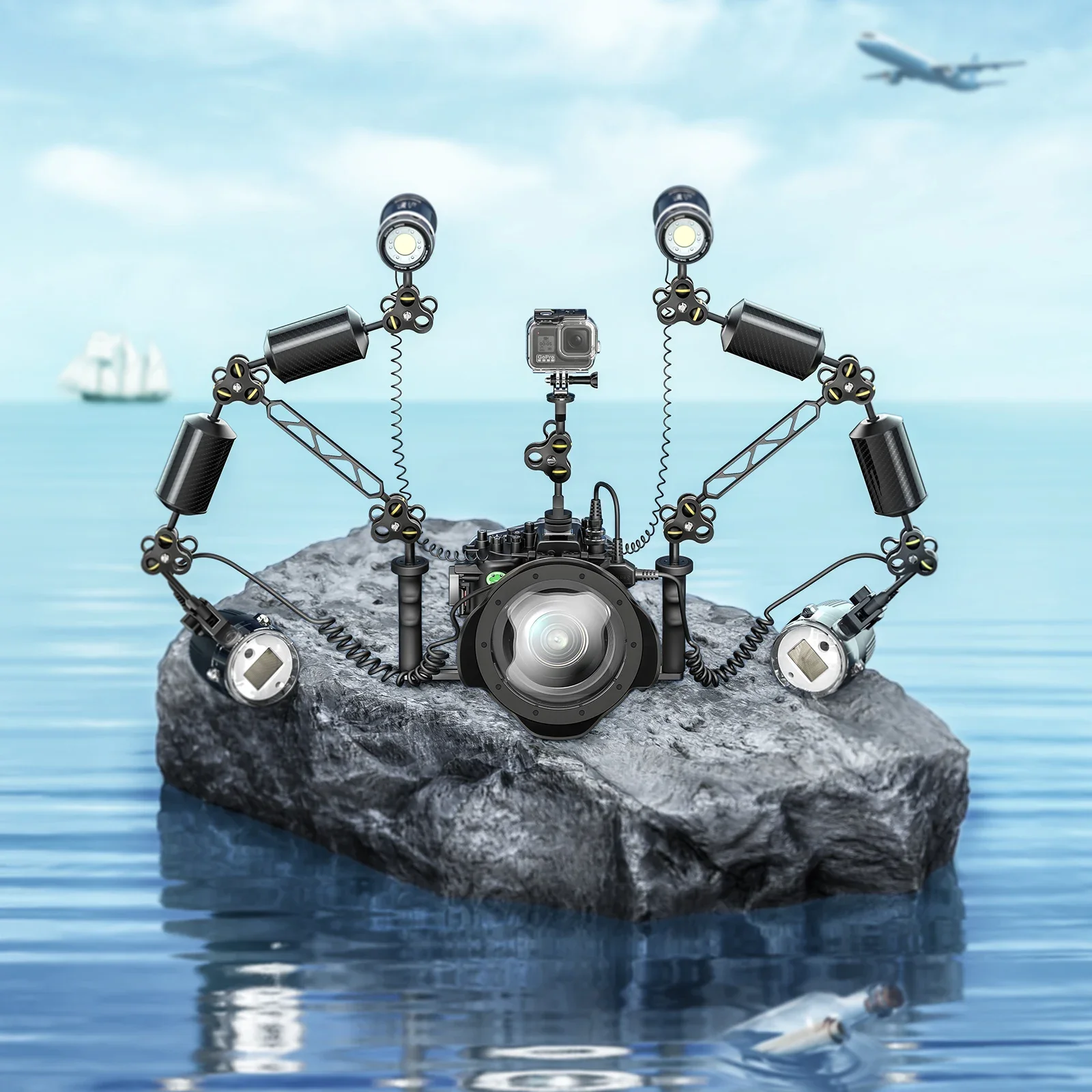 Оптоволоконный кабель длиной 1 м для подводных стробоскопов Seafrogs Meikon – совместим с INON, Sea&Sea, Olympus OR-1OR-2 (art.: 3920d8a772b5a) - 3920d8a772b5a