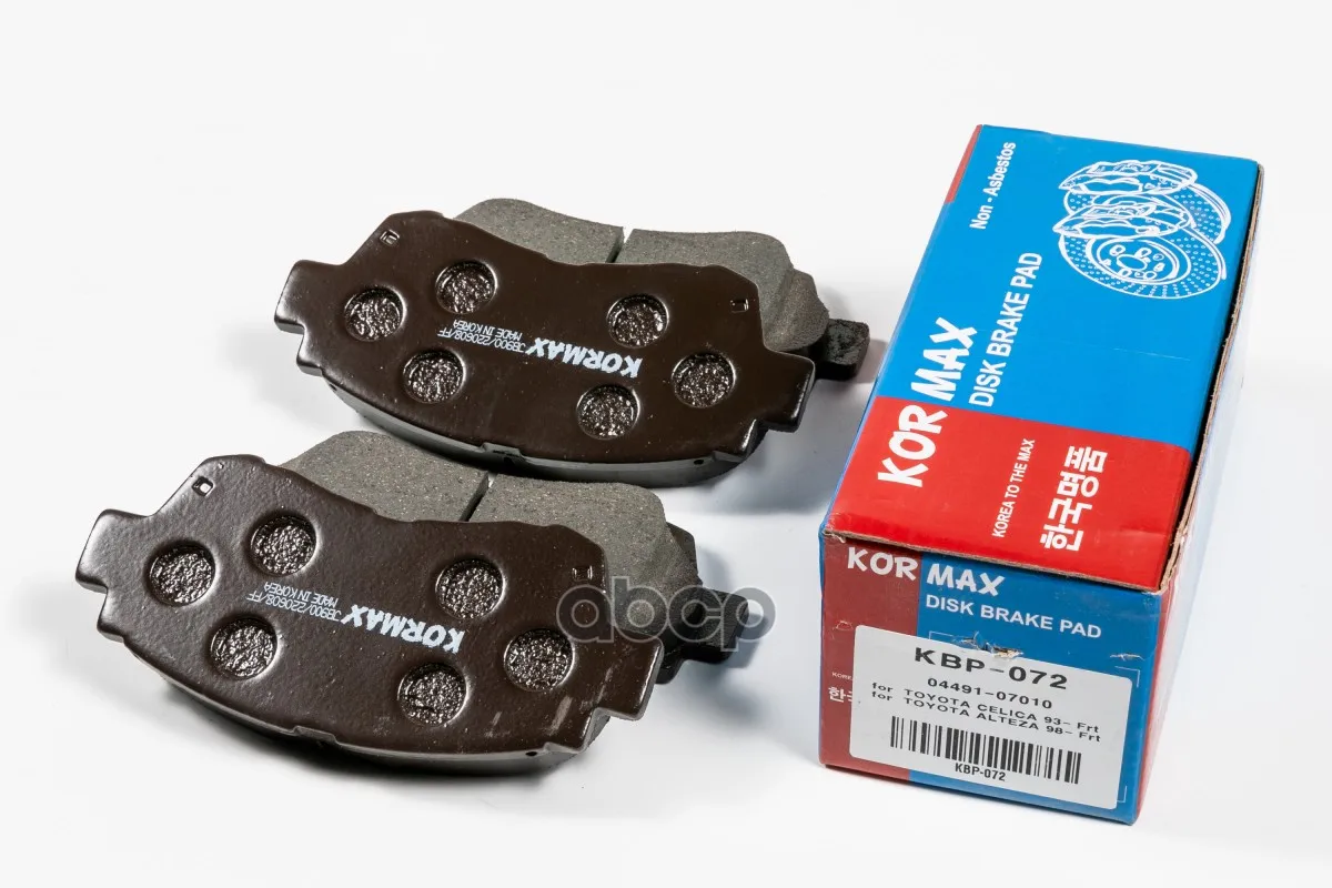 Колодки Тормозные Передние (С Антискрипной Пластиной) D2088 KORMAX арт. KBP072 |