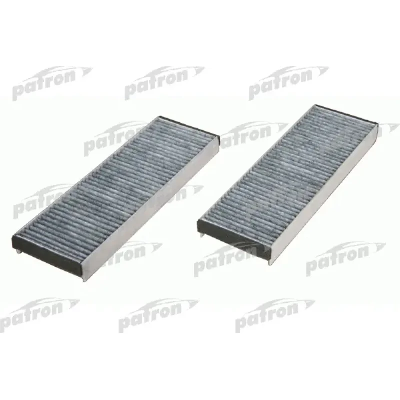 Фильтр салона (с.п. EU) угольный (к-кт 2шт) AUDI: A6 04- Allroad 06- Avant 05- R8 07- PATRON PF2098 Салонные