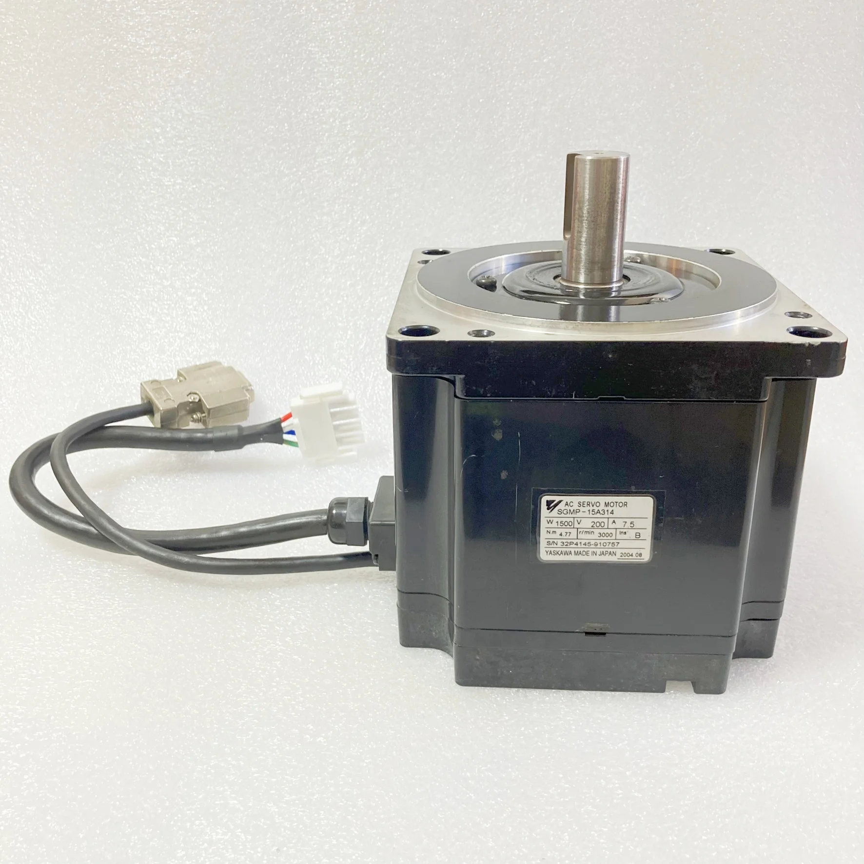 Протестированный рабочий серводвигатель переменного тока SGMP-15V314 / SGMP-15A314