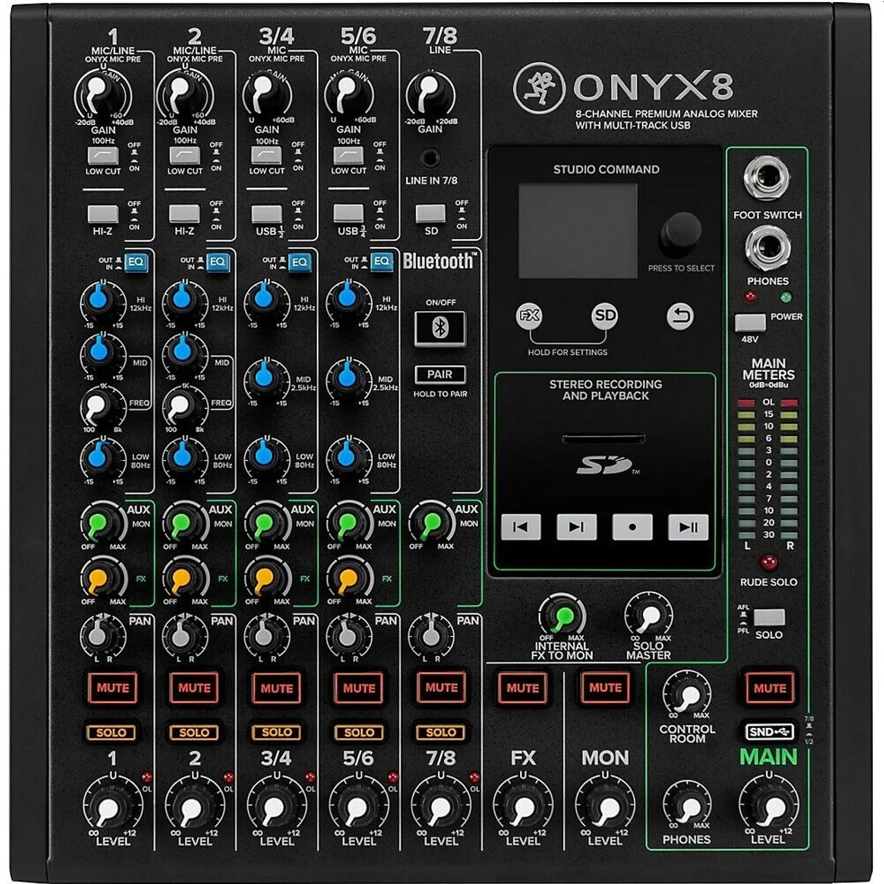 

100% OFFICIAL Mackie Onyx24 24-channel Analog Mixer with Multi-track USB