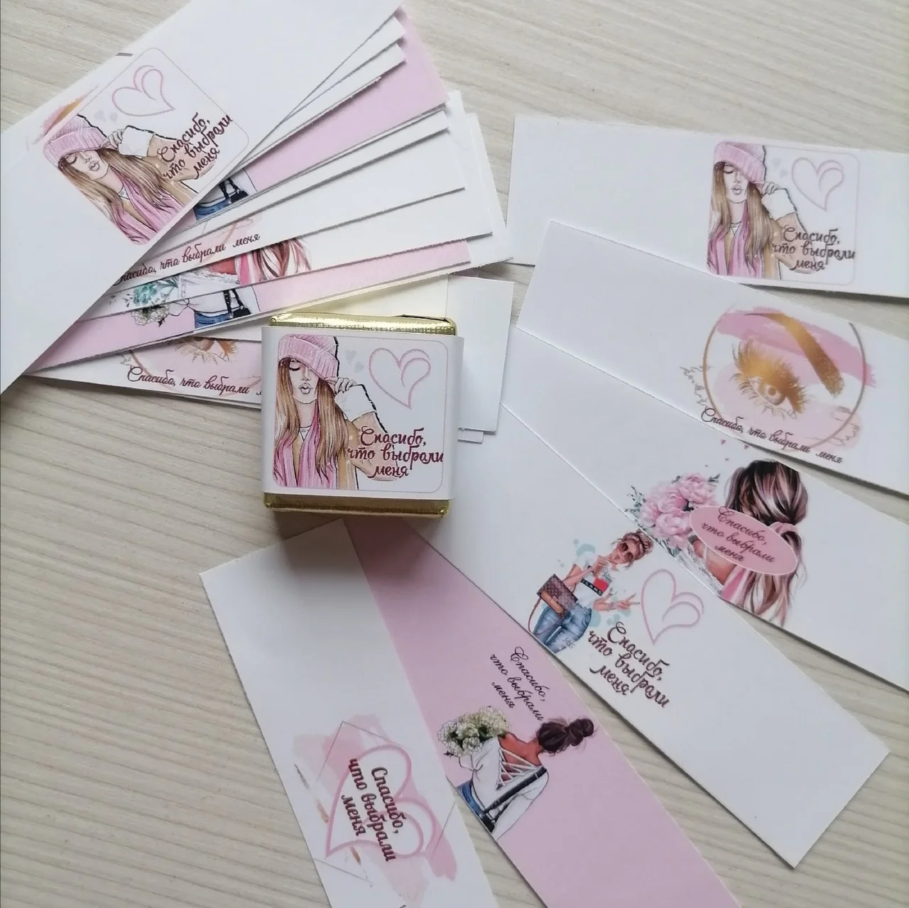 Этикетки на конфетки. Бизнес Презенты клиентам . подарки торжество сувенир гости