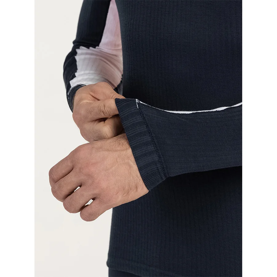 Комплект термобелья Moax Race LS с воротником мужской т.син.красный (46-S)