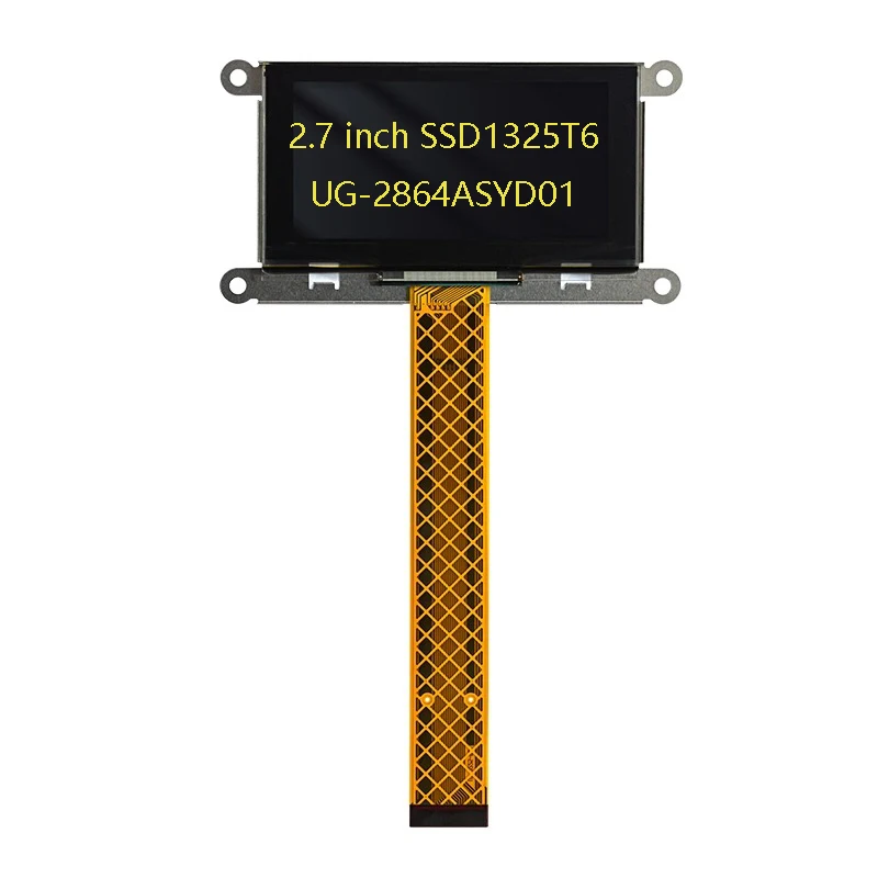 Фото Новый 2,7-дюймовый экран Oled-дисплей SSD1325T6 UT-0225-P01 UG-2864ASYDT0 для DECKMA OMD-2005 DYNACORD Powermate 1000, ремонт миксера №1